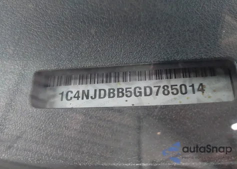 2016 Jeep Compass 75Th Anniversary from USA, damaged, VIN 1C4NJDBB5GD785014